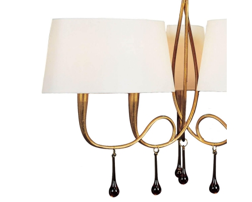 Люстра Mantra Paola Painted Gold 3540