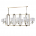 Люстра Crystal Lux Nicolas SP10 L1300 Gold/White