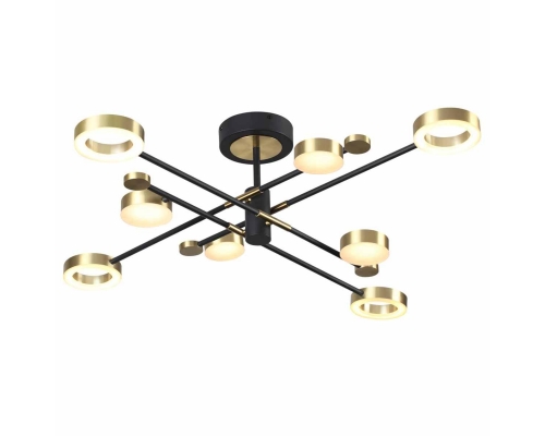 Потолочная светодиодная люстра Odeon Light Midcent Denzel 4321/63CL
