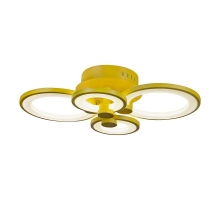 Потолочная светодиодная люстра iLedex Ring A001/4 Yellow