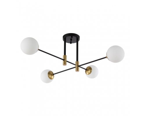 Потолочная люстра Crystal Lux Fidel PL4 Black