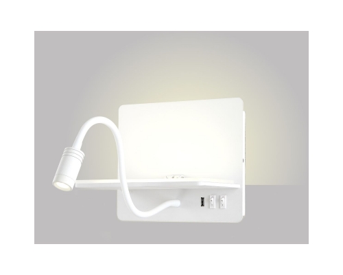 Бра Crystal Lux DUO AP9W LED WH