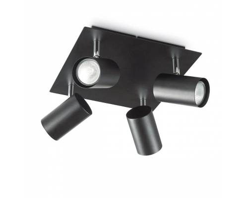 Спот Ideal Lux Spot PL4 Nero 156781