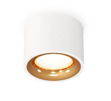 Комплект накладного светильника Ambrella light XS7510024 SWH/PYG белый песок/золото желтое полированное (C7510, N7014)
