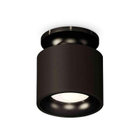 Комплект накладного светильника Ambrella light Techno Spot XS7511061 SBK/PBK черный песок/черный полированный (N7926, C7511, N7011)