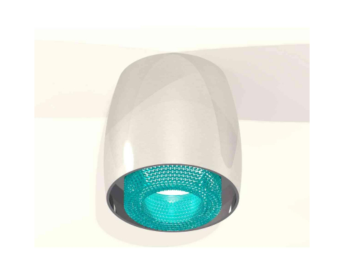 Комплект накладного светильника Ambrella light Techno Spot XS1143011 PSL/BL серебро полированное/голубой (C1143, N7194)