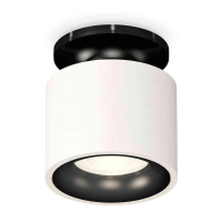 Комплект накладного светильника Ambrella light Techno Spot XS7510061 SWH/PBK белый песок/черный полированный (N7926, C7510, N7011)