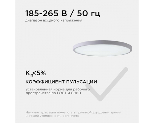 Потолочный светодиодный светильник Apeyron Spin 18-135