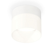 Комплект накладного светильника с акрилом SWH/FR белый песок/белый матовый GX53 XS8101016 (С8101, N8402)