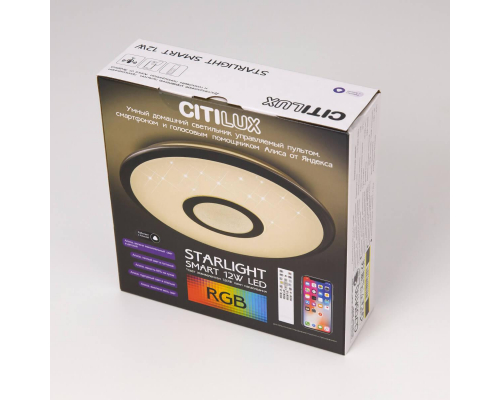 Потолочный светодиодный светильник Citilux Старлайт Смарт CL703A11G