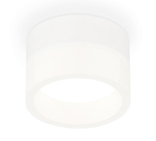 Комплект накладного светильника с акрилом SWH/FR белый песок/белый матовый GX53 XS8101015 (С8101, N8401)
