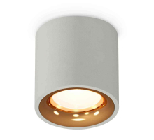 Комплект накладного светильника Ambrella light Techno Spot XS7533024 SGR/PYG серый песок/золото желтое полированное (C7533, N7014)