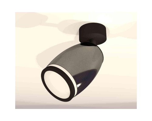 Комплект накладного светильника Ambrella light Techno Spot XM1123004 DCH/SBK/FR черный хром/черный песок/белый матовый (A2210, C1123, N7121)
