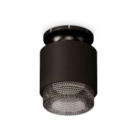Комплект накладного светильника Ambrella light Techno Spot XS7511062 SBK/PBK/BK черный песок/черный полированный/тонированный (N7926, C7511, N7192)