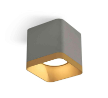Комплект накладного светильника Ambrella light Techno Spot XS7807004 SGR/SGD серый песок/золото песок (C7807, N7704)