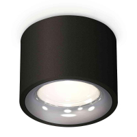 Комплект накладного светильника Ambrella light Techno Spot XS7511022 SBK/PSL черный песок/серебро полированное (C7511, N7012)