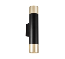 Бра Lumina Deco Tuba LDW 1101-2 BK+GD