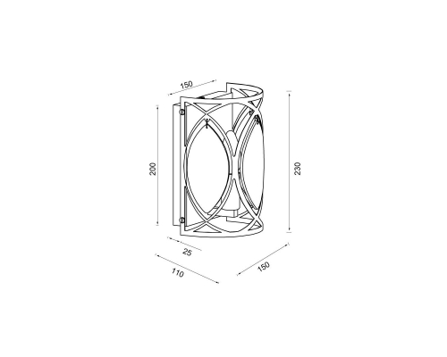 Настенный светильник Vele Luce Angela VL3153W01