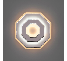 Настенный светодиодный светильник Eurosvet Contorni 90184/1 белый/хром