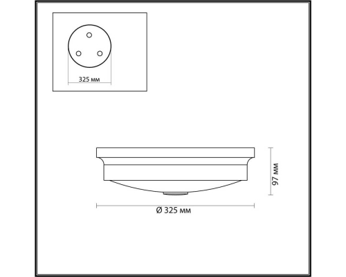 Настенно-потолочный светильник Odeon Light Walli Marsei 4824/3C