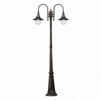 Садово-парковый светильник Ideal Lux Cima Pt2 Nero Antico 024097