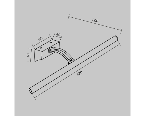Подсветка для картин Maytoni Fino MIR003WL-L12CH