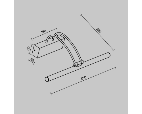 Подсветка для картин Maytoni Finelli MIR004WL-L12B