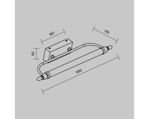 Подсветка для картин Maytoni Oculus MIR014WL-L12C3K