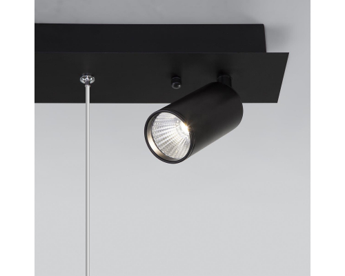 Подвесной светодиодный светильник Eurosvet Verge 90249/3 черный