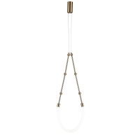 Подвесной светодиодный светильник Indigo Corda 14010/1P Brass V000062L