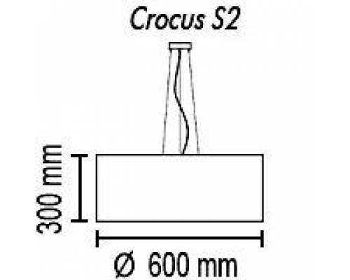Подвесной светильник TopDecor Crocus Glade S2 01 334g
