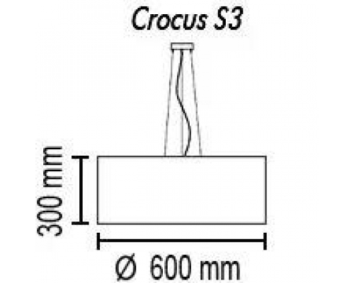 Подвесной светильник TopDecor Crocus Glade S3 01 02sed