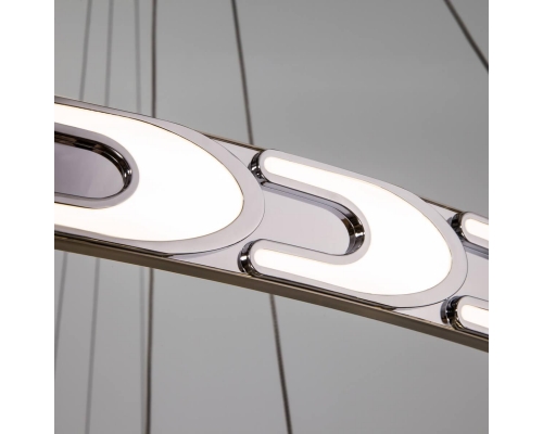 Светодиодный светильник Eurosvet с пультом управления 90163/3 сатин-никель