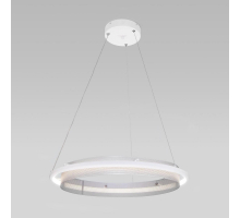 Подвесной светодиодный светильник Eurosvet Imperio 90241/1 белый/ серебро Smart