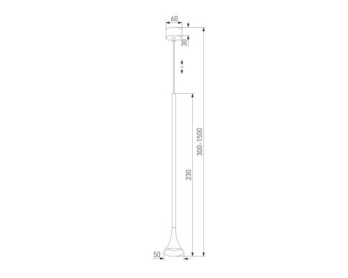 Подвесной светодиодный светильник Elektrostandard Hall 50314 LED a068817