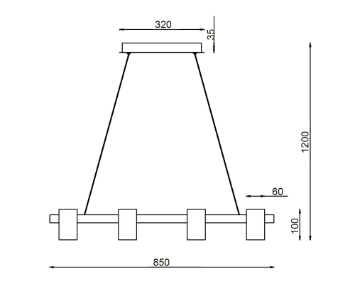 Подвесной светильник Vele Luce Zoom VL10113P08