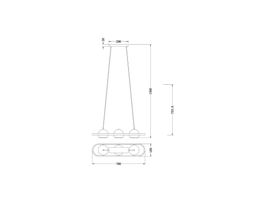 Подвесной светильник Vele Luce Helix VL5153P03