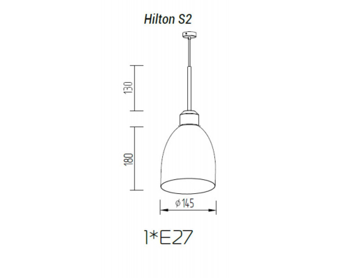 Подвесной светильник TopDecor Hilton S2 12