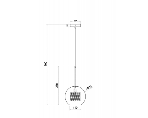 Подвесной светильник Freya Bogota FR8018PL-01N