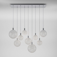 Подвесной светодиодный светильник Eurosvet Gemini 90353/9 хром