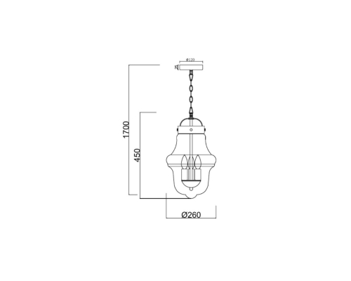 Подвесной светильник Vele Luce Satellitare VL5045P33