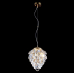 Подвесной светильник Crystal Lux Charme SP2 Gold/Transparent