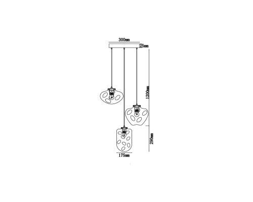 Подвесной светильник Vele Luce Alieno VL5354P03
