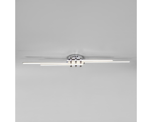 Потолочный светодиодный светильник Eurosvet Skyline 90243/4 хром