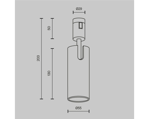 Трековый светильник  Maytoni Technical Focus Led TR144-1-12W4K-W-BS