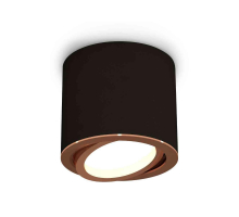 Комплект накладного светильника Ambrella light Techno Spot XS7402004 SBK/PPG черный песок/золото розовое полированное (C7402, N7005)