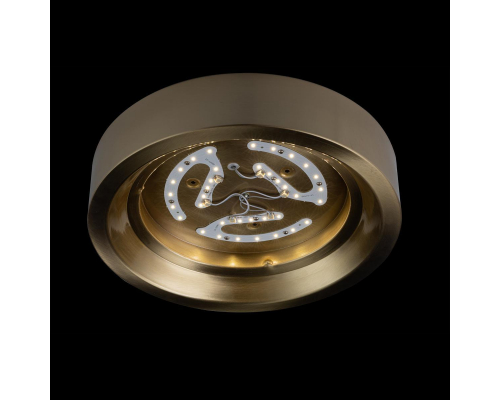 Потолочный светодиодный светильник Loft IT Button Copper 10007/18
