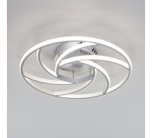 Потолочный светодиодный светильник Eurosvet Indio 90207/1 серебро