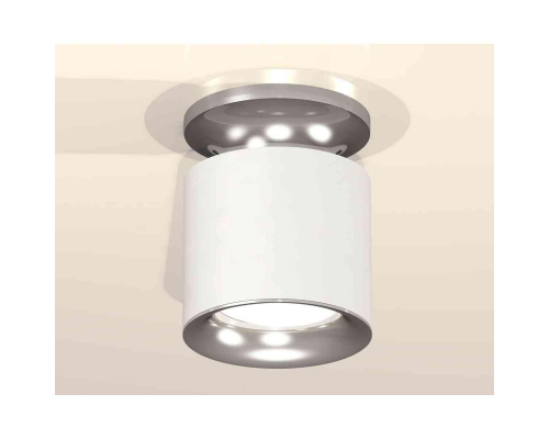 Комплект накладного светильника Ambrella light Techno Spot XS7401102 SWH/PSL белый песок/серебро полированное (N7927, C7401, N7012)