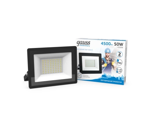 Прожектор светодиодный Gauss 50W 613100350